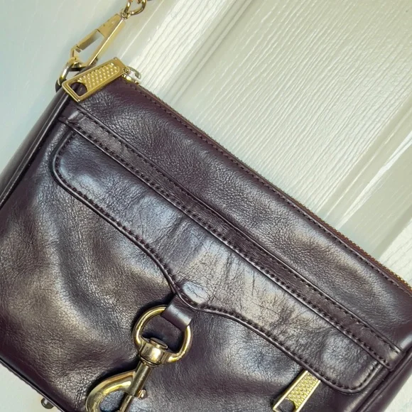 Rebecca Minkoff Mini M.A.C Purple Leather - Picture 2 of 5